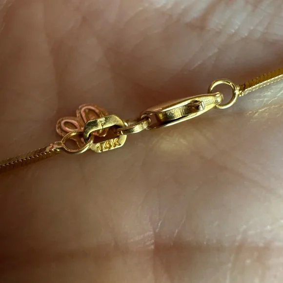 Imperfect Grace 18” 14k liquid gold chain - Picture 4 of 8